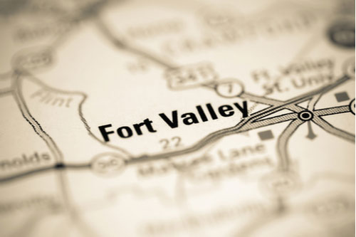 Fort Valley, Georgia, USA on map