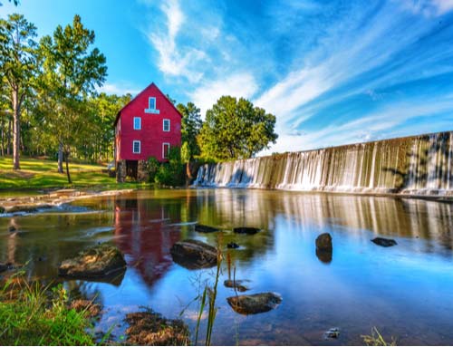 Starr's Mill near Peachtree City, Georgia